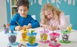 Mondial Shop 13 LEONARDO Kinder Trink - Set 9-tlg. Flamingo /Einhorn / Panda Bambini | Flamingo / Einhorn / Panda