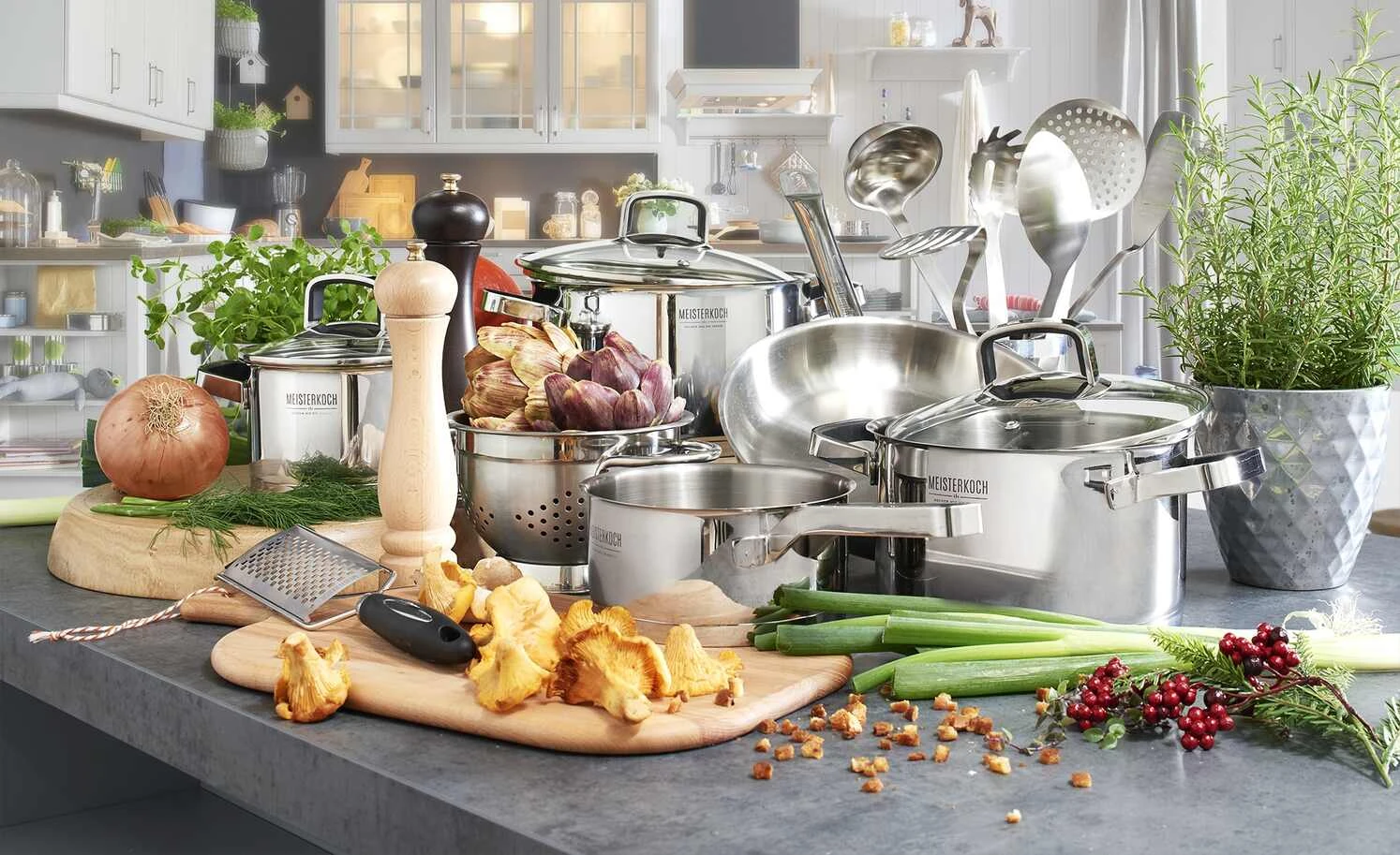 Meisterkoch Edelstahlpfanne Ø 28 cm CELSUS | 4,8|cm 1 Meisterkoch Edelstahlpfanne Ø 28 cm CELSUS | 4,8|cm
