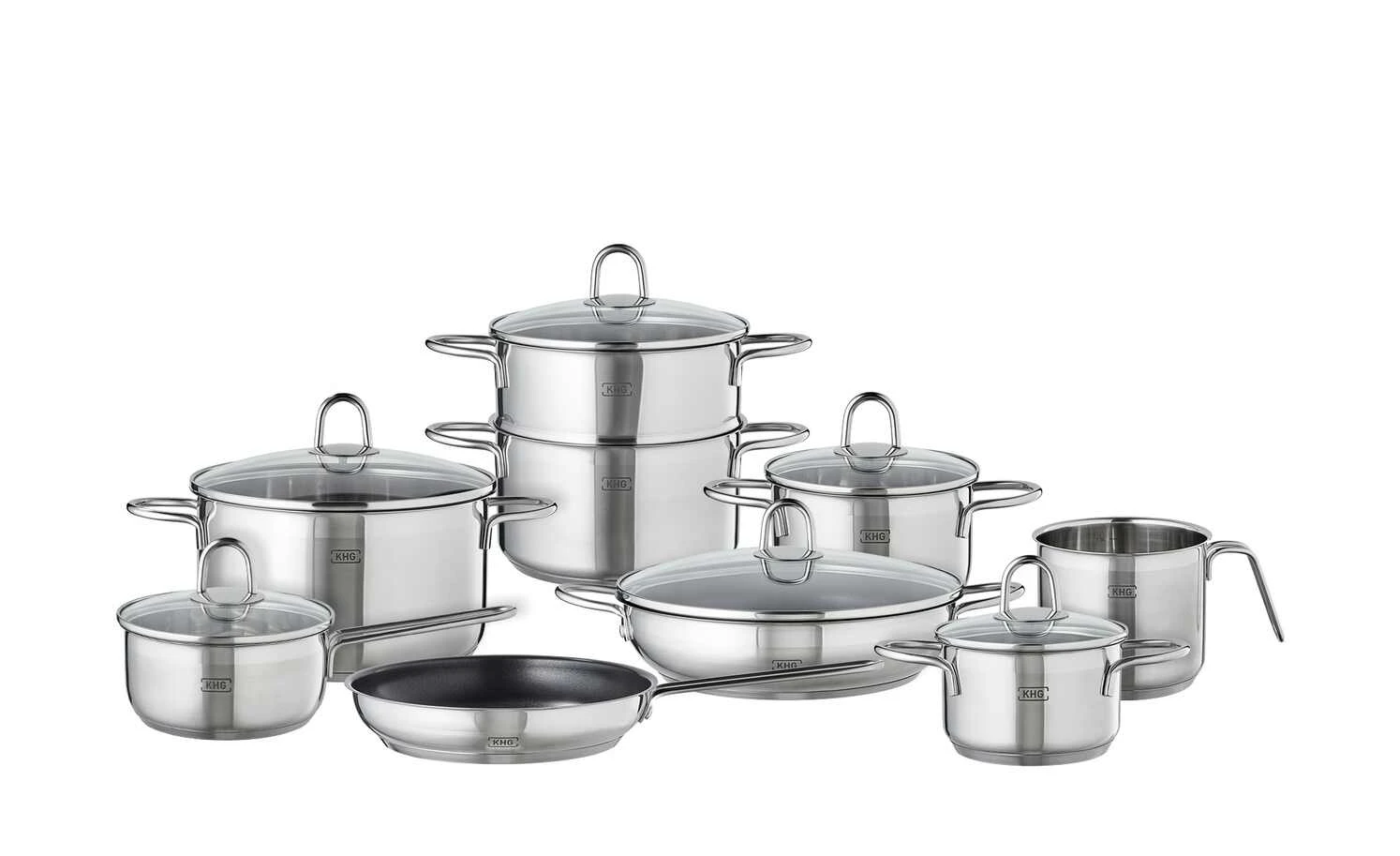 KHG Topfset, 9-teilig Melina 2 KHG Topfset, 9-teilig Melina – Bild 2