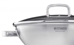 Meisterkoch Edelstahl-Wok mit Deckel FOCUS -Mondial Shop 12531234 1 202007080903