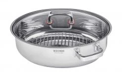 Meisterkoch Bräter mit Glasdeckel, 3-teilig FOCUS 22 Meisterkoch Bräter mit Glasdeckel, 3-teilig FOCUS -Mondial Shop 12531299 10 202010290741