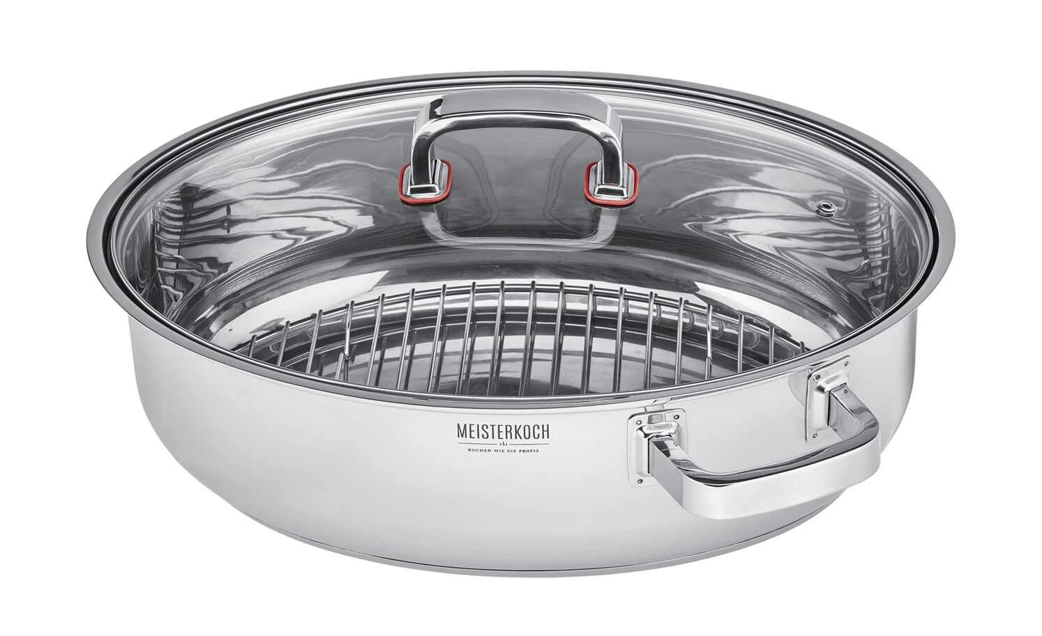 Meisterkoch Bräter mit Glasdeckel, 3-teilig FOCUS 10 Meisterkoch Bräter mit Glasdeckel, 3-teilig FOCUS – Bild 10