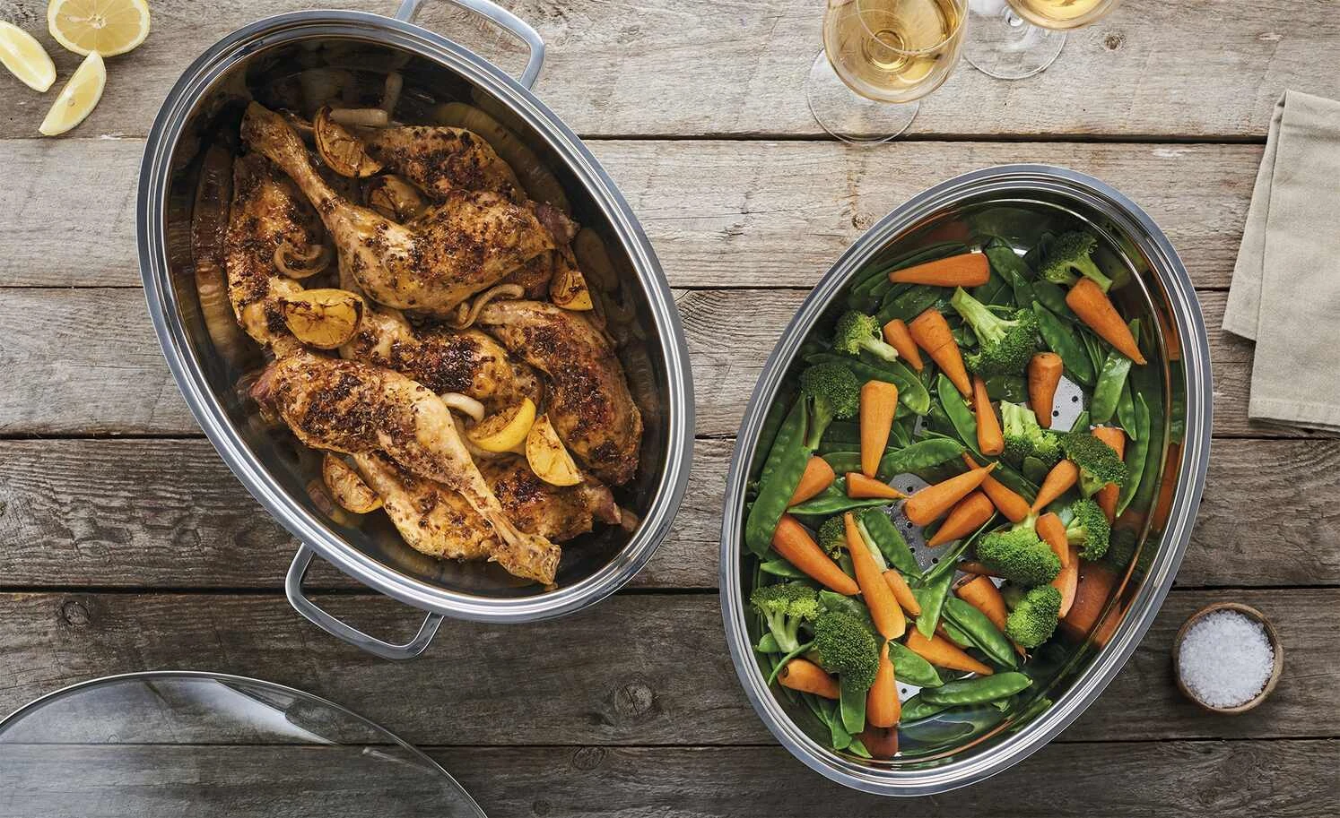 Meisterkoch Bräter mit Glasdeckel, 3-teilig FOCUS 1 Meisterkoch Bräter mit Glasdeckel, 3-teilig FOCUS
