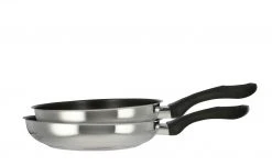 KHG Pfannenset 2-teilig Edelstahl